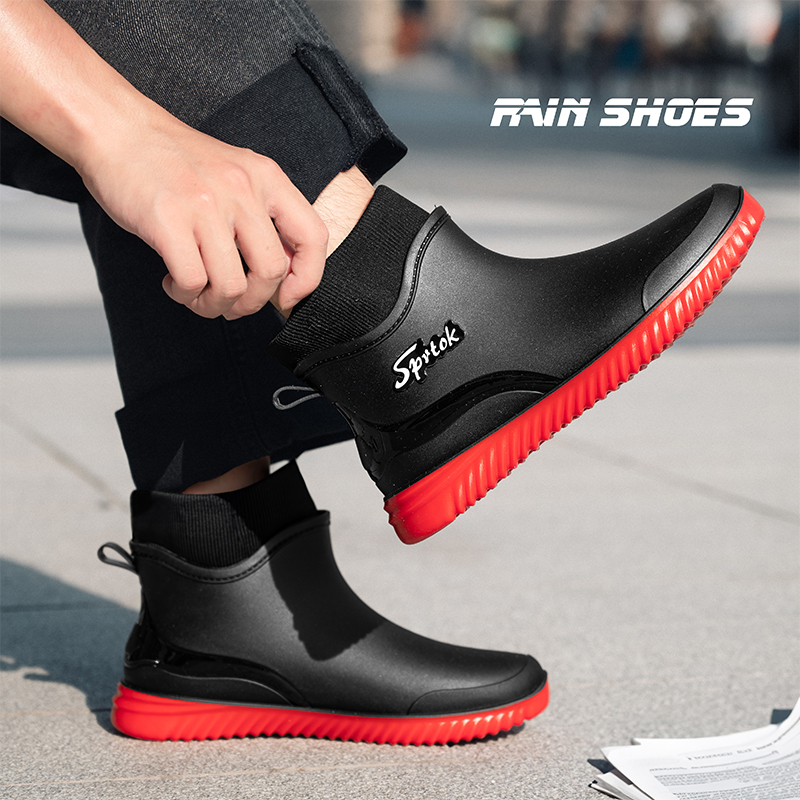 Sepatu bot hujan pendek dewasa - Women'S Fashion Rain Boots ulasan dan harga