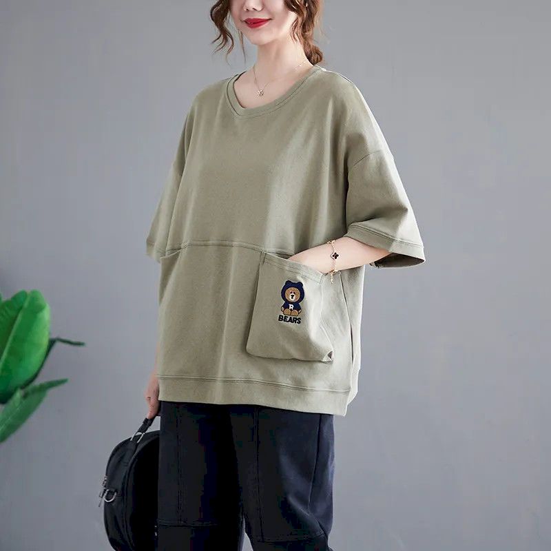 Kaos Katun Wanita Fashion, Kao - Women'S Fashion Trends 2026 Spring Summer ulasan dan harga