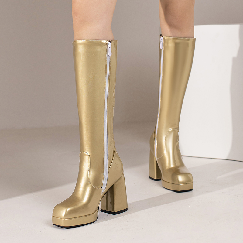 Sepatu bot panjang selutut unt - Women'S Fashion Leather Boots ulasan dan harga