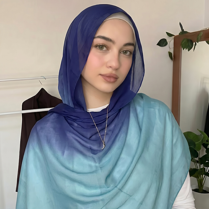 Hijab Muslim Ombre, Kerudung L - Women Fashion Wear ulasan dan harga