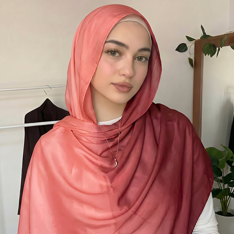 Hijab Muslim Ombre, Kerudung L - Women Fashion Wear ulasan dan harga