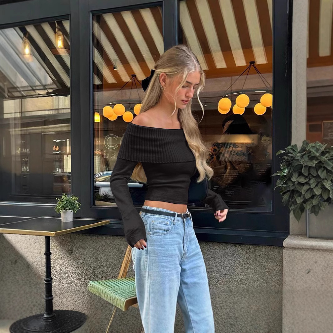 Atasan Wanita Model Off Should - Crop Top Women ulasan dan harga