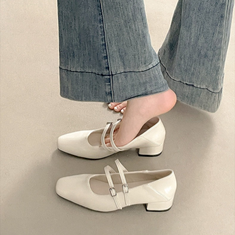 Sepatu Mary Jane Wanita Hak Re - Women'S Fashion Belts ulasan dan harga