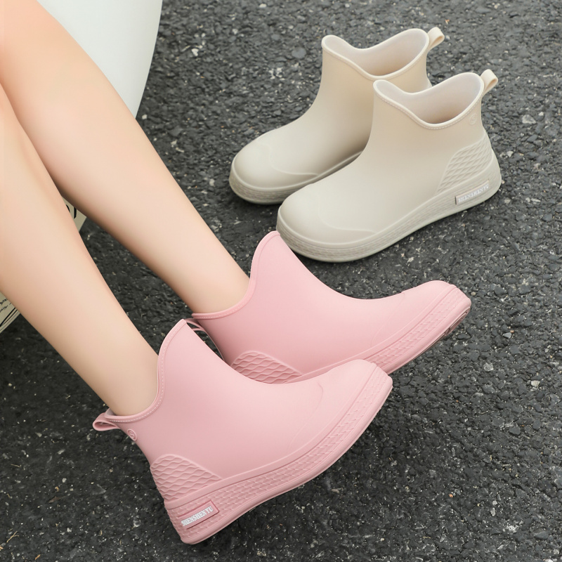 Sepatu Bot Hujan Anti Air Baru - Women'S Fashion Rain Boots ulasan dan harga