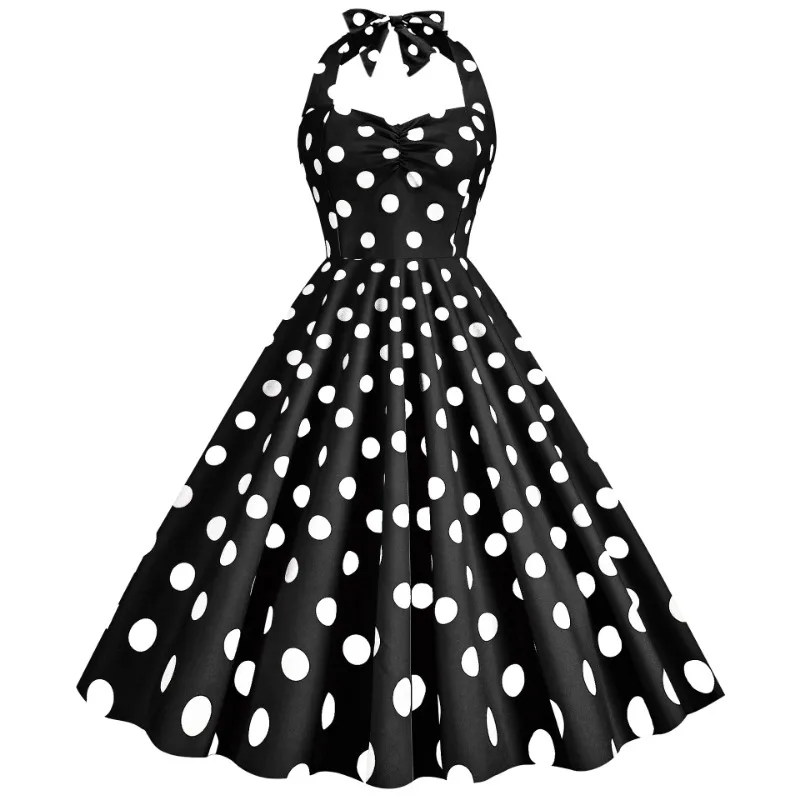 Gaun Polkadot Retro Wanita Sek - Women'S Fashion In The 60S ulasan dan harga