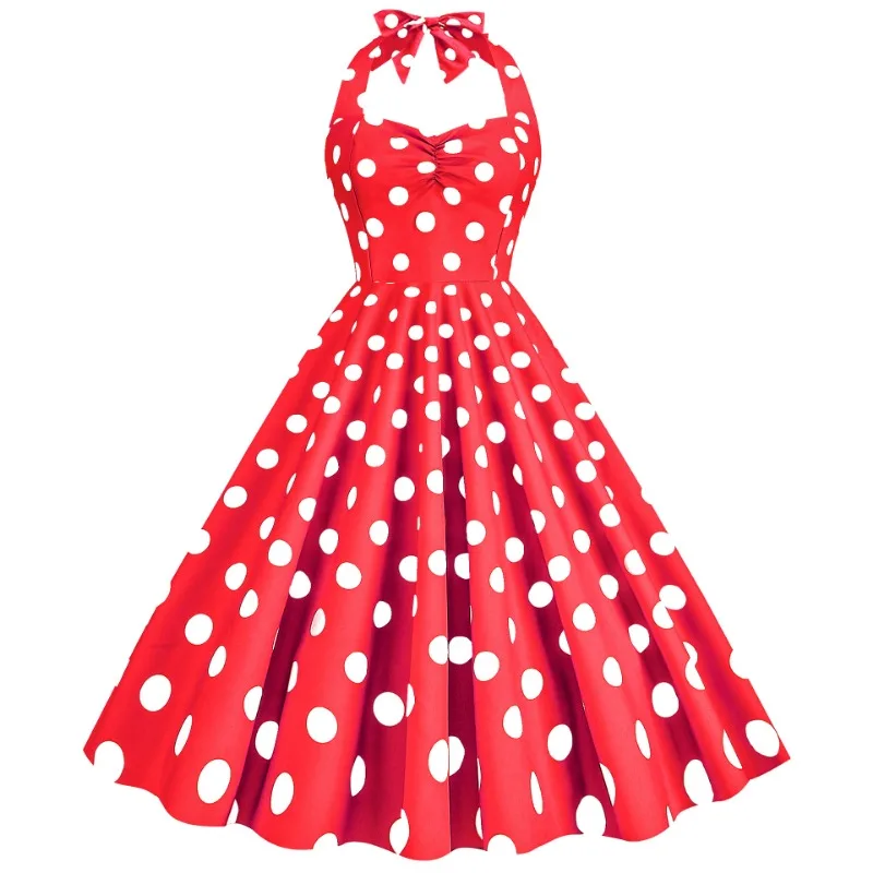 Gaun Polkadot Retro Wanita Sek - Women'S Fashion In The 60S ulasan dan harga