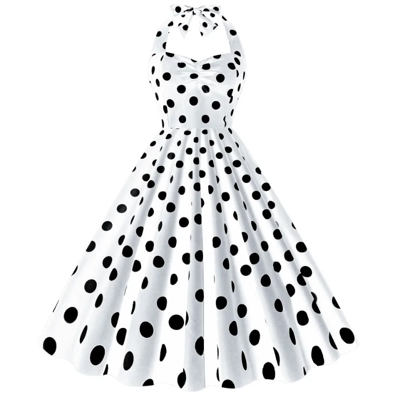 Gaun Polkadot Retro Wanita Sek - Women'S Fashion In The 60S ulasan dan harga