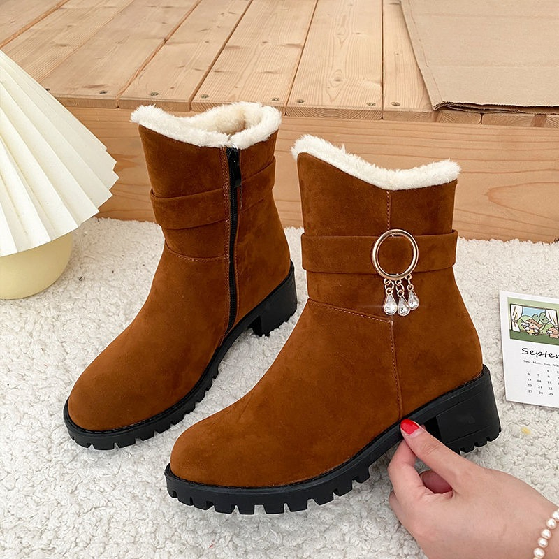 Sepatu Bot Salju Wanita Big Re - Women'S Fashion Trends Autumn 2025 ulasan dan harga