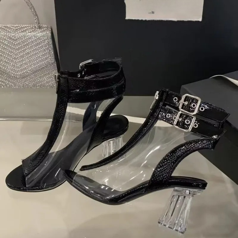 Sandal Hak Kristal Ritsleting  - Women'S Fashion Belts ulasan dan harga