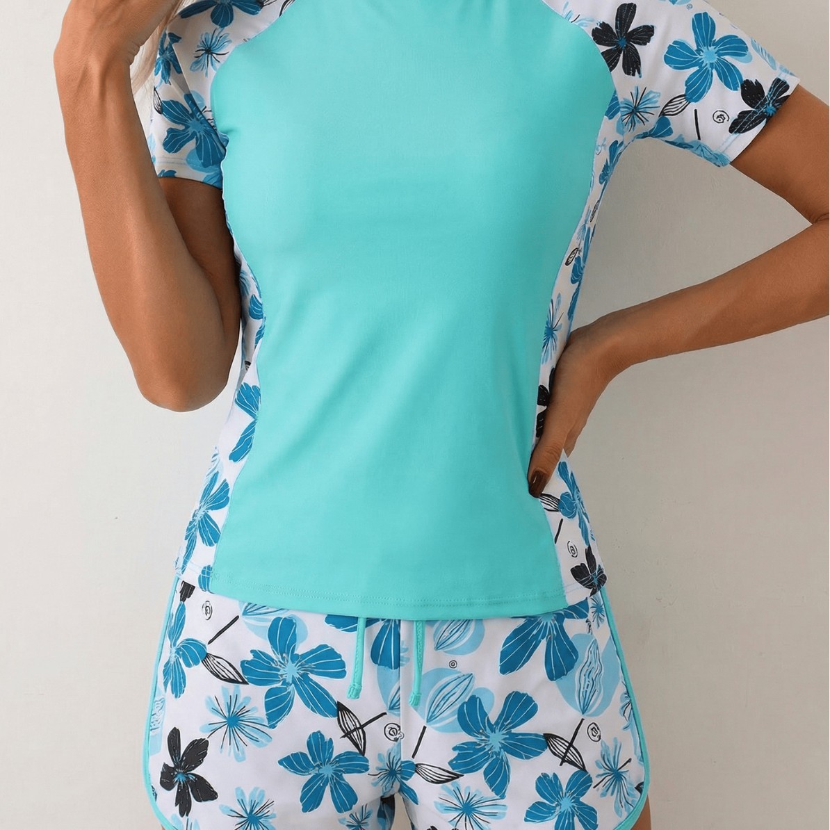 Tankini Wanita dengan Celana P - Crop Top Women ulasan dan harga