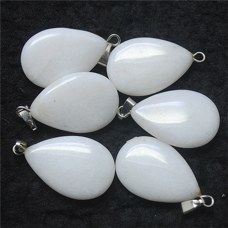 10 buah liontin batu Semi muli - Women Fashion Nz ulasan dan harga