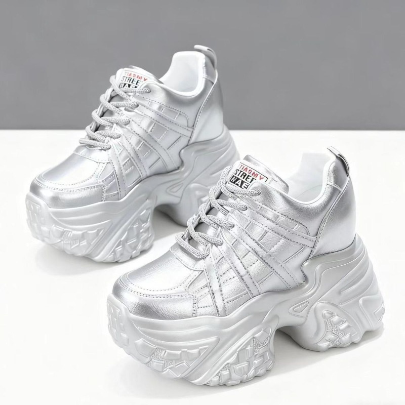 Sepatu Sneakers Platform Wedge - Women'S Fashion Gym Shoes ulasan dan harga