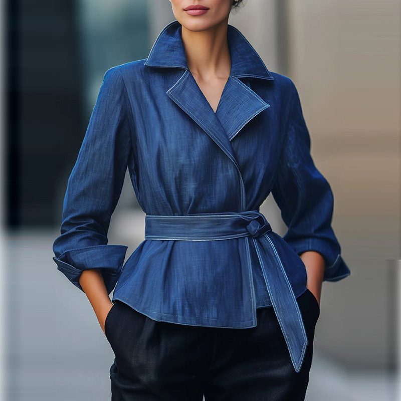 Jaket Denim Wanita Musim Gugur - Women'S Fashion Belts ulasan dan harga