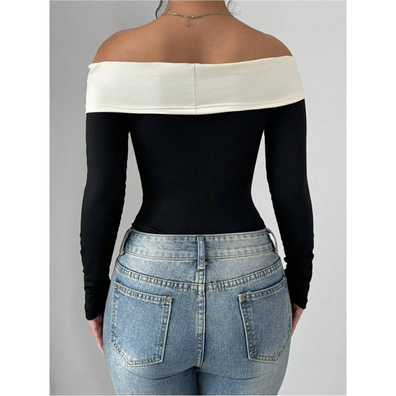 Bodysuit Off Shoulder dengan H - Women Fashion Wear ulasan dan harga